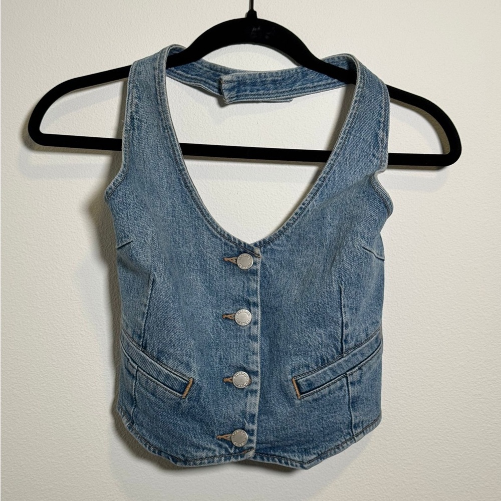 ROLLA'S Light Blue Denim Vest